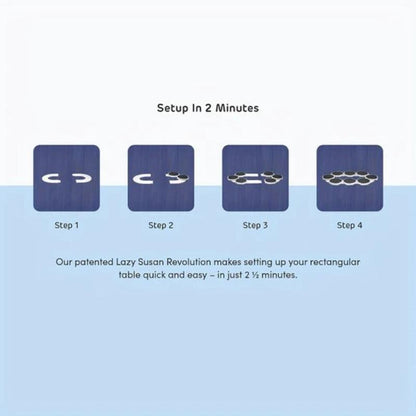 Round Rotating Turntable, 1 Count Plastic Rotating Orbit with 8 Counts Plates